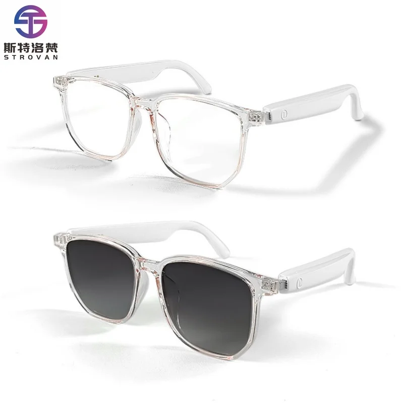 Smart Wireless Bluetooth Glasses Anti-Blue Light Headset for Phone Call & Music Listening UV protection