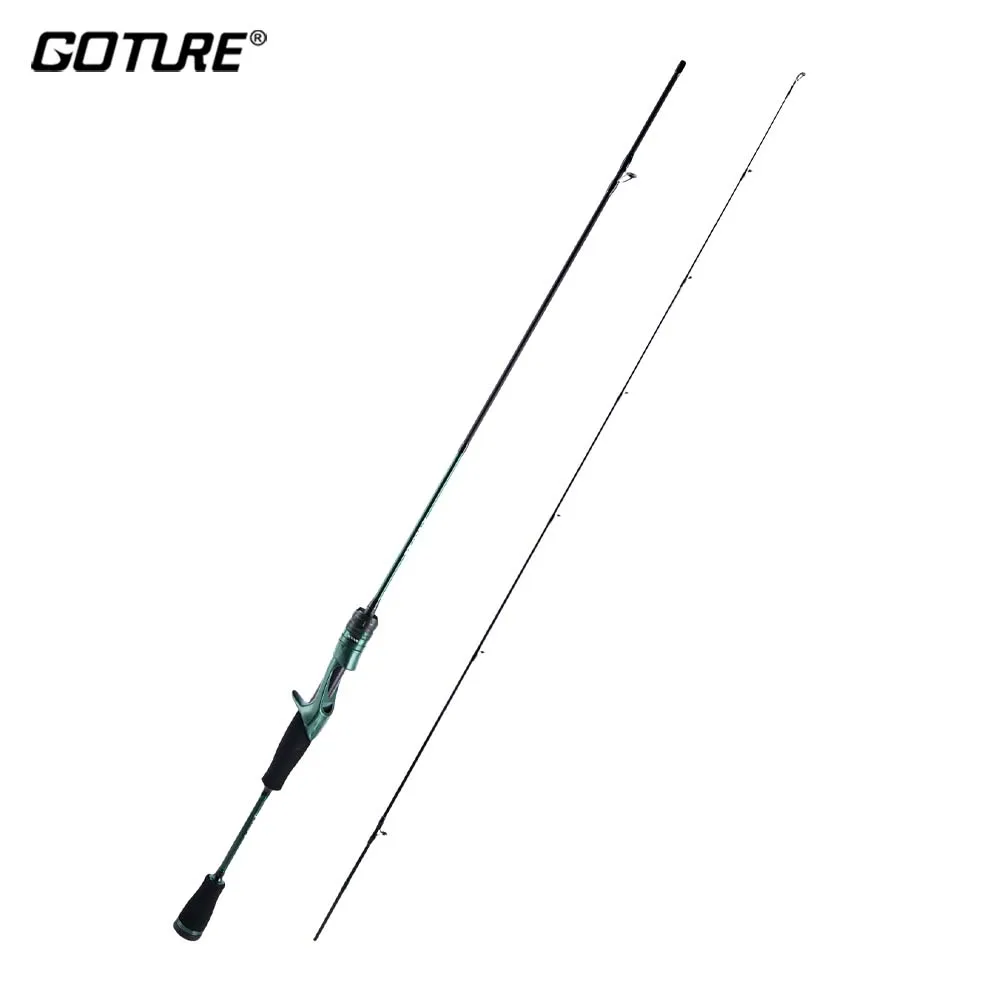 Goture 1.55m 1.68m Spinning Casting Fishing Rod 24T+30T Carbon Fiber Super light Lure Rods UL Action Travel Fishing Tackle