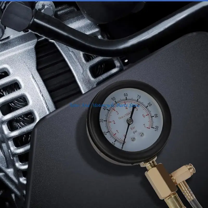 P9FD Mehrzweck-Motorrad-Kraftstoffsystem-Analysator, Gasdruckmessgerät zur Erkennung von Lecks und Verstopfungen, Fehlerbehebung – Detail 4