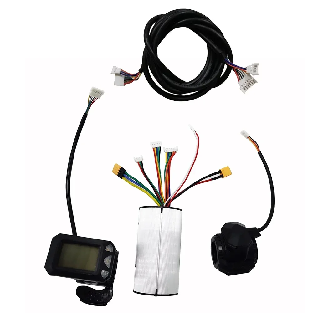 5.5in Controller LCD Monitor Brake Set  Electric Scooter Bike 24/36V 3 Gear Speed Mode Switch Display Kit Ebike Cycling Parts