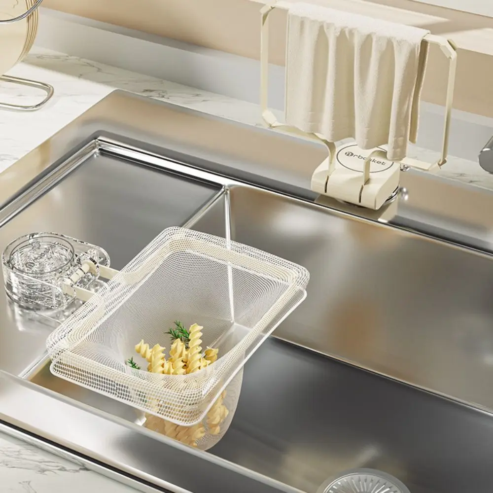 Disposable Drain Net Kitchen Filter Rack Kitchen Accessories Suction Cup Sink Leftovers Filter Rack Drain Net Rack