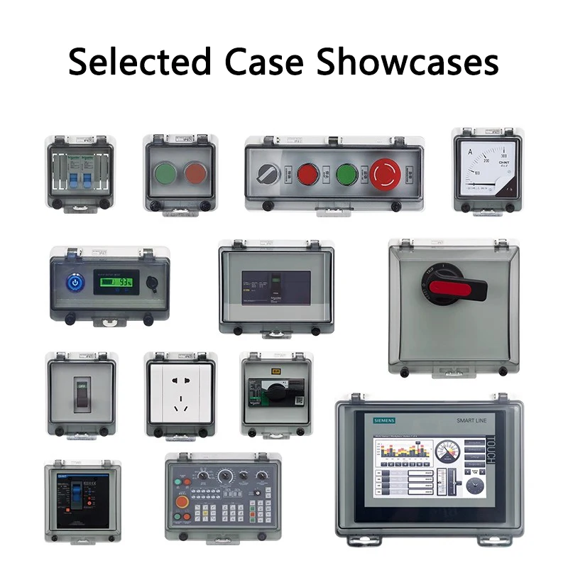 IP67 회로 차단기 투명 방수 박스 창 스위치 투명 배전함 창 보호 커버