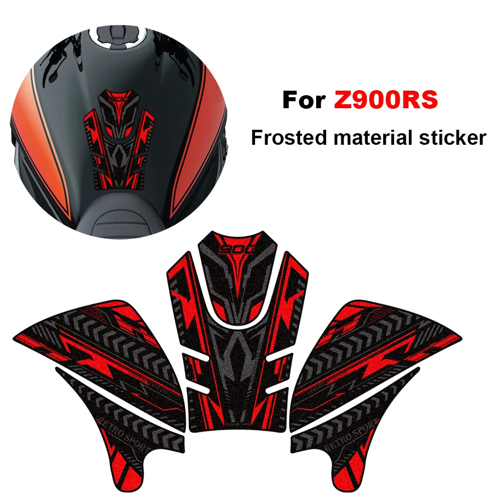 For Z900RS Z900 RS Z 900 Cafe SE ABS Anti SlipTank Pad Cap Grips Gas Fuel Kit Knee Frosted material Stickers 2017- 2025 2026
