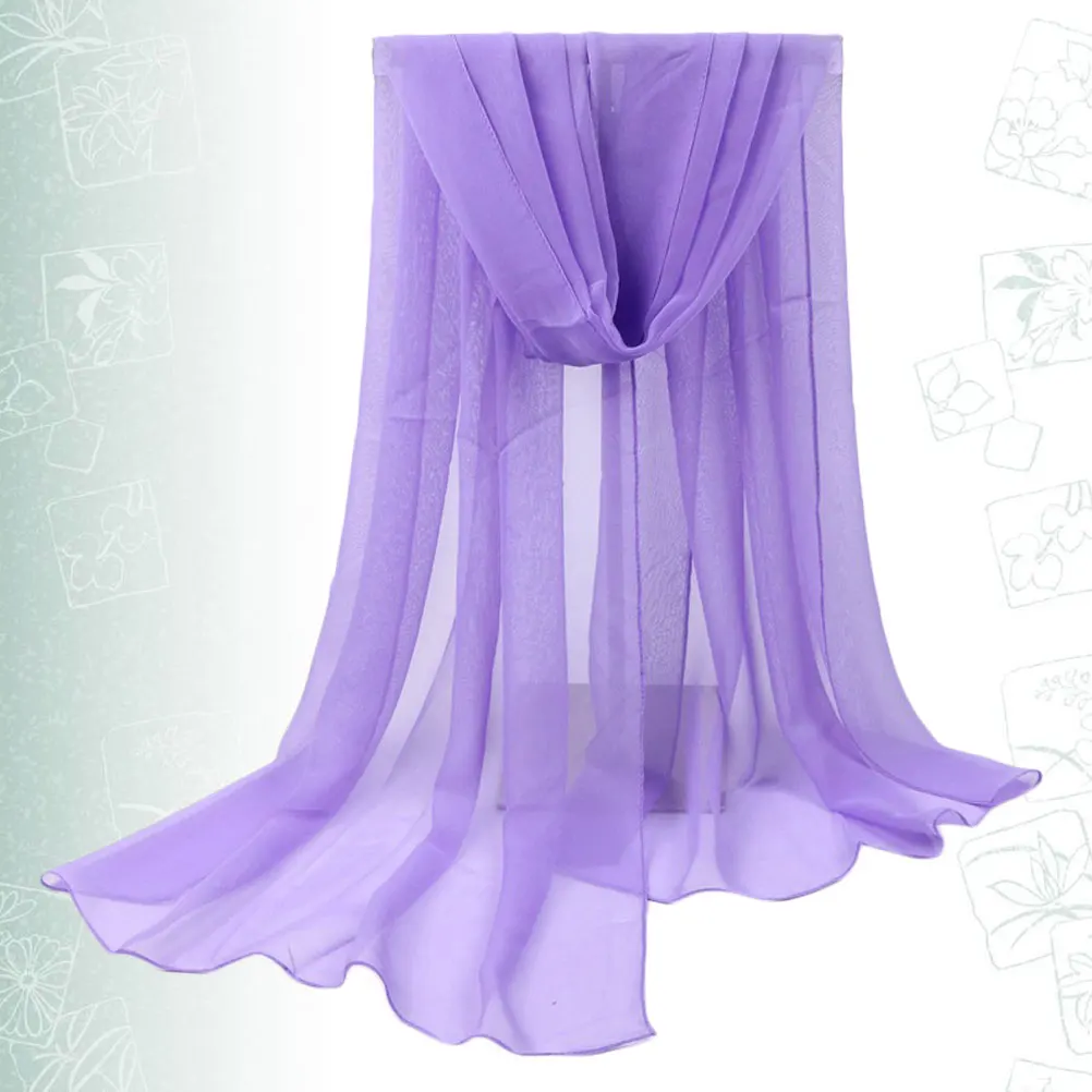 

Sunscreen Scarf Blanket for Women Scarves Shawl Cape Warm Summer Purple Wraps Women's