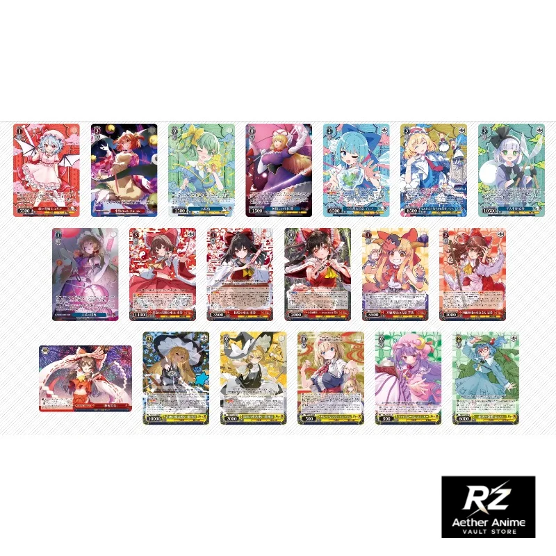 Cartas Colecionáveis Touhou Pr - Anime Merchandise In Japanese avaliação e preço