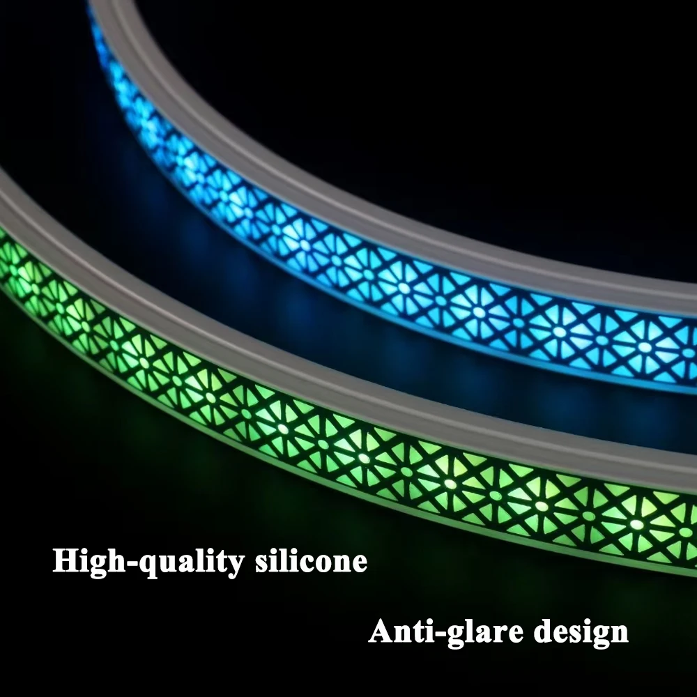 Silicone Diffuser Neon Tube Anti-glare T1610 T2010 Flexible Protection Cover For 12mm 2835/5050 WS2812 LED Light Strip