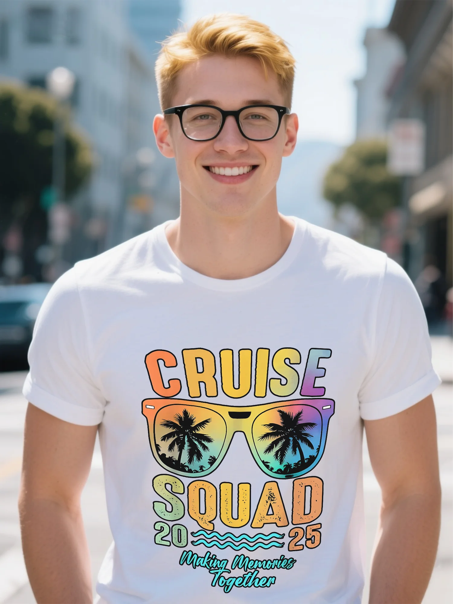 

Men's Premium White T-Shirt - High Street Abstract Skull Flower Design