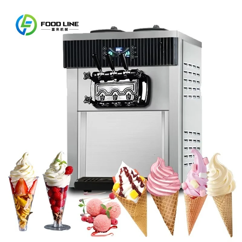 

Customized Commercial Self Serve Soft Ice Cream Machine Auto Refill System Stainless Steel For Bubble Tea Shop Hot Pick