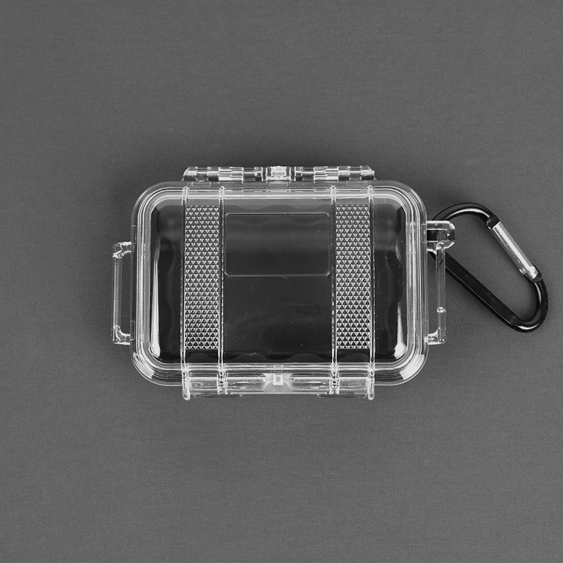 Transparent Waterproof Protective Box Small Parts Hanging Case DSLR Camera Battery Watch Outdoor Pill Storage Boxes