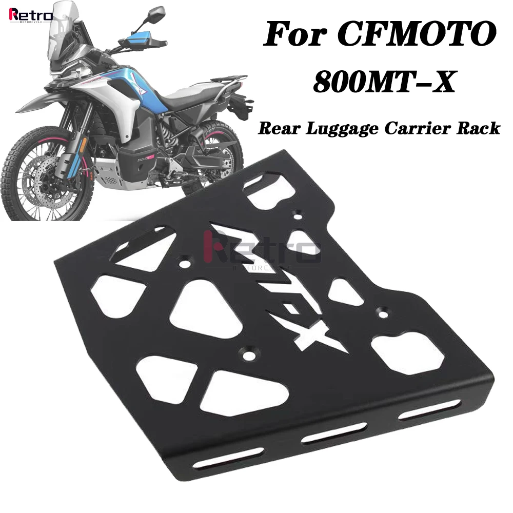 

For CFMOTO 800MT-X Rear Luggage Carrier Rack Motorcycle Cargo Rack Storage Tail Box Support Shelf Bracket For CF-MOTO 800 MT X