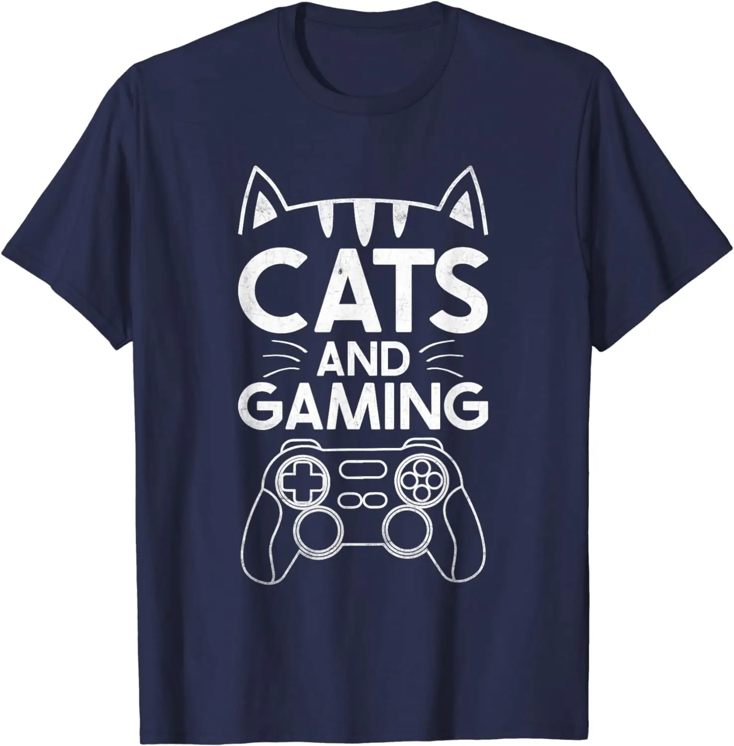 Cats And Gaming Funny Cat Lover Gaming Gift Gamer T-ShirtFresh breathable fabric advanced suitable for travel and play