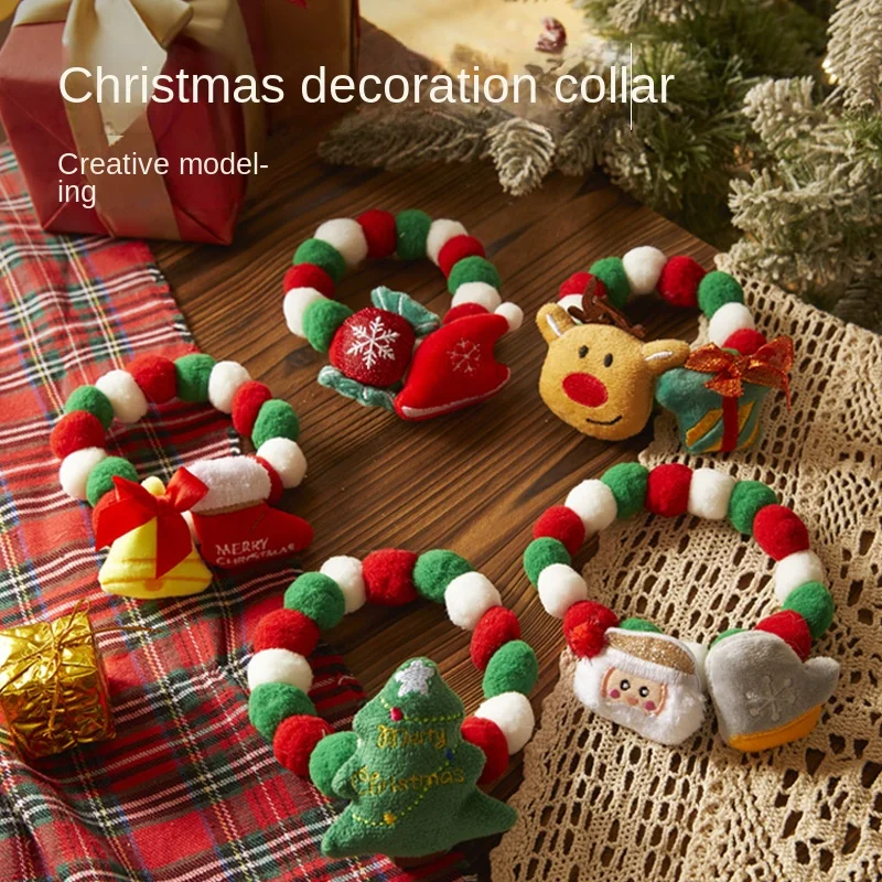 

Pet New Decoration Elastic Rope Scarf Collar Ornament