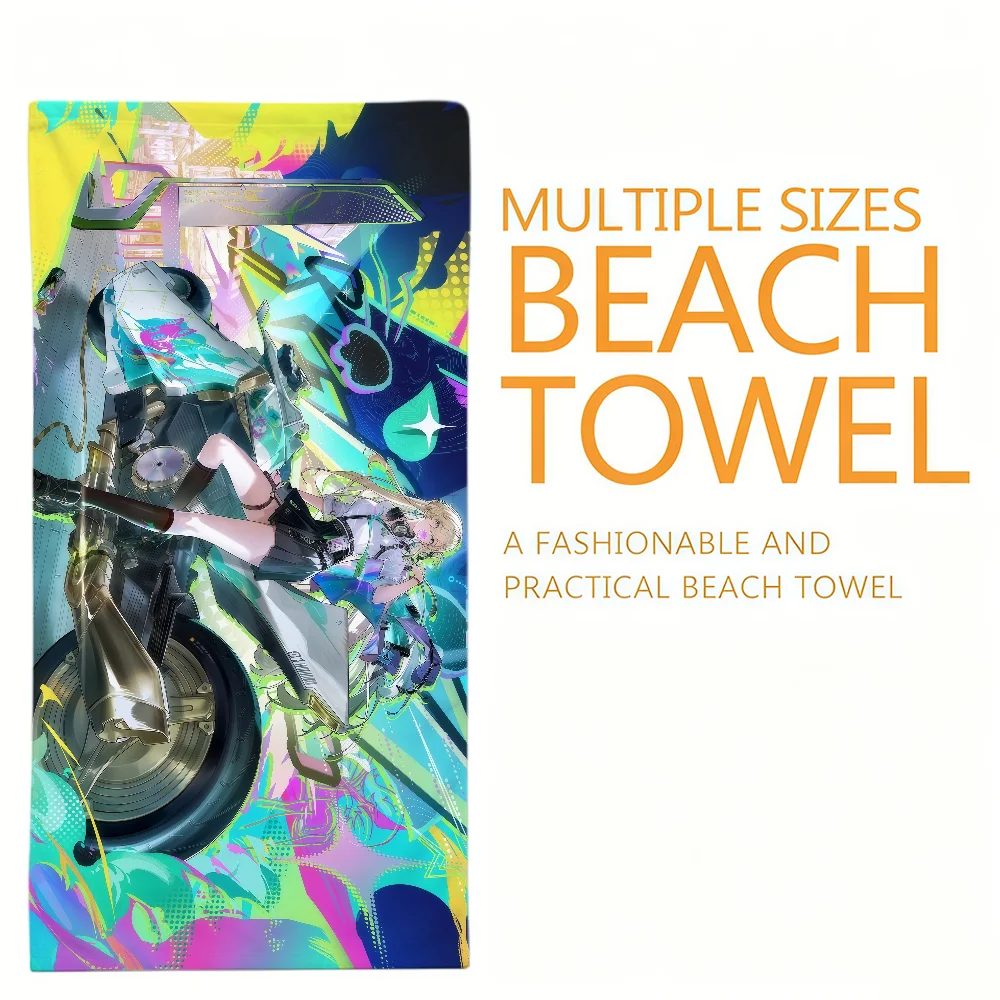 Lynae Game Wuthering Waves Towel Beach Towel Travel Shower Quick-Drying Soft Same Style Men Women Sports