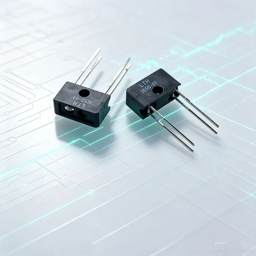 10PCS LTH-1650-01 DIP4 Reflective IR Photoelectric Sensor 3mm Sensing Distance Phototransistor Output