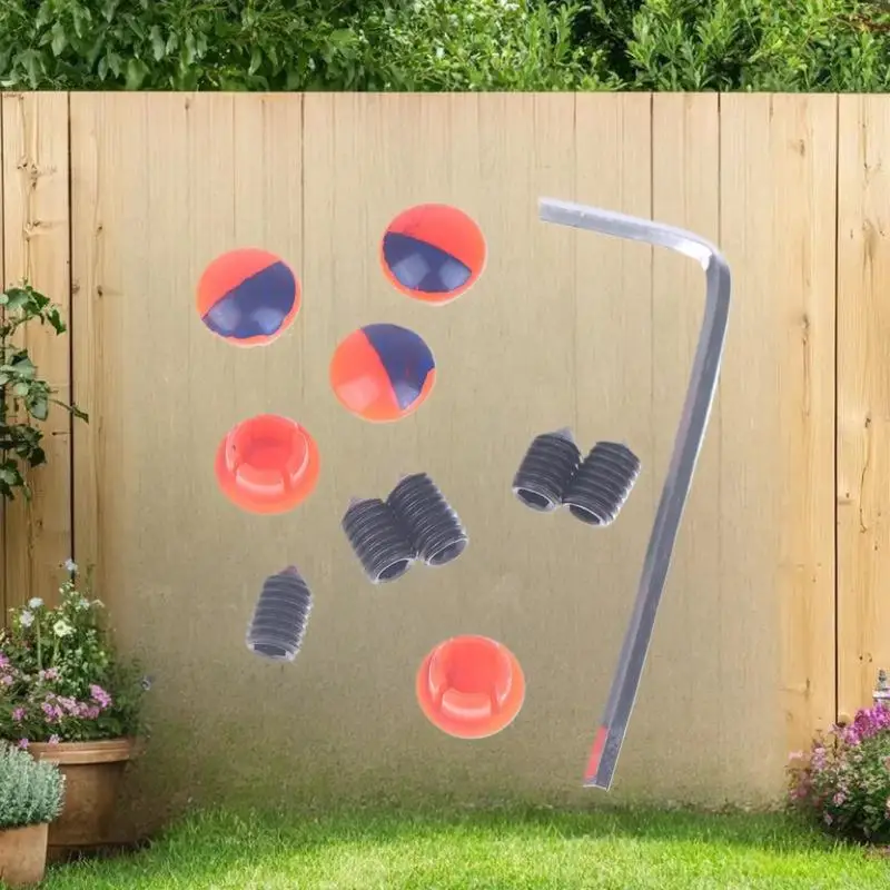 أغطية مقبض الصنبور المتينة والذابة للحوض؛ أغطية باللونين الأحمر والأزرق مع علامة الماء الساخن/البارد #2