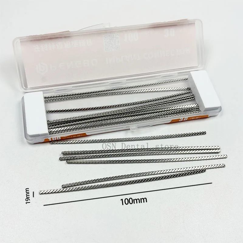10/20/30Pcs Dental Implant Connector Stainless Wire for Overdenture MU Impant Wire can be Welded or Bonded MU Wire Strengthener