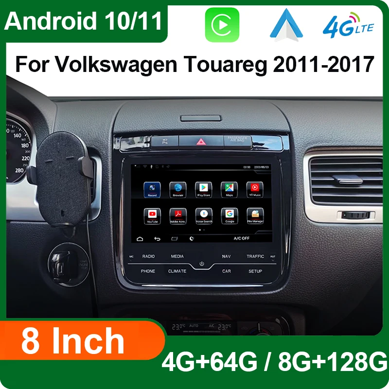 

Car Radio Android For VW Touareg 2011 - 2017 Auto Carplay Stereo Receiver Multimedia Player GPS Navigation Touch Head Unit WIFI