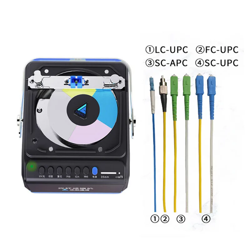 

Hot China Manufacture Factory Direct Sales Hy 900A Optic Fiber Grinding Machine Sc Fc Lc Optical Polishing Machine