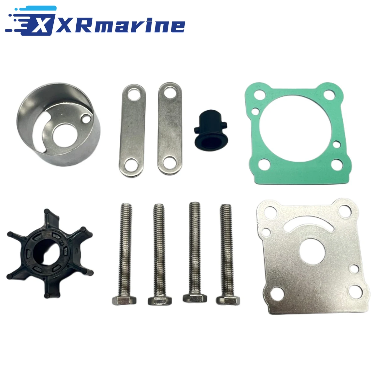 

6G1-W0078-00 Water Pump Impeller Repair Service Kit for Yamaha Marine 2 Stroke 6 8 HP Outboard Engine 6N0-W0078-A0 18-3460