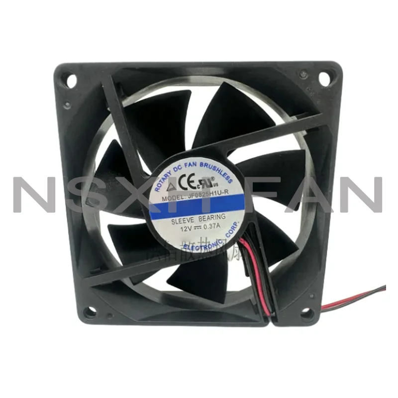 Cpu ventilador de refrigeração jf0825h1u-r, 0.37a, 8025, 80x80x25mm, novo