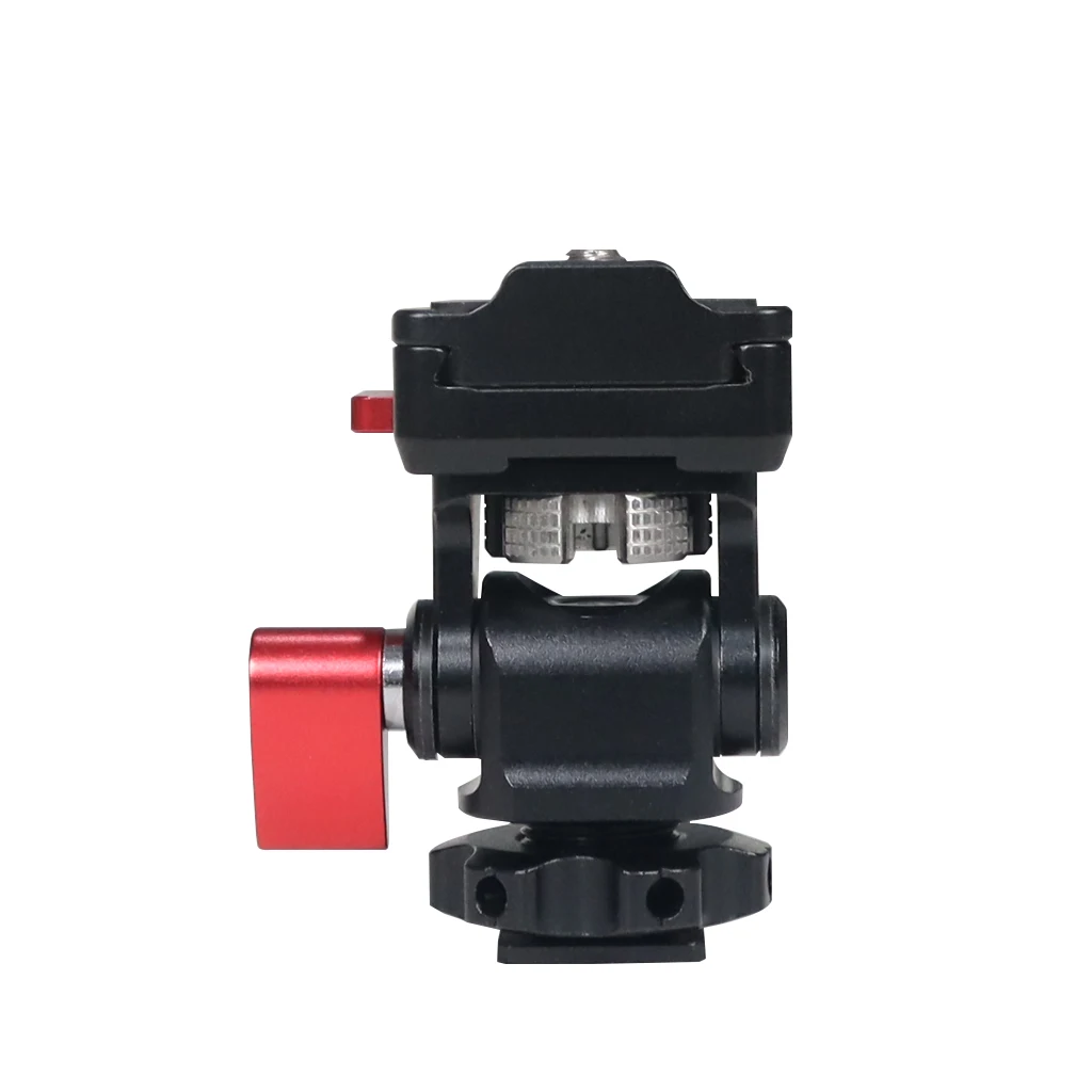Einstellbarer Schnellverschluss-Kugelkopf Kalt schuh halterung Monitor halterung Blitz halterung Blitzschuh adapter DSLR-Kameras Käfigs tabilisator – Detail 19