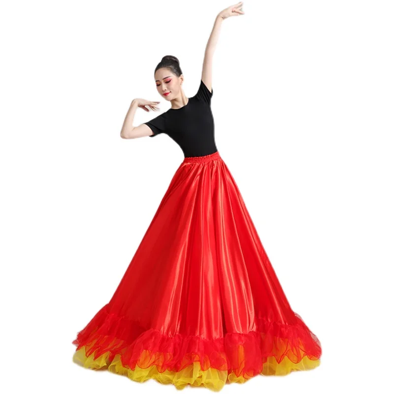 2022 practice Dress Dance Performance dress women\'s skirt long skirt large swing skirt dance costume Performance clothes