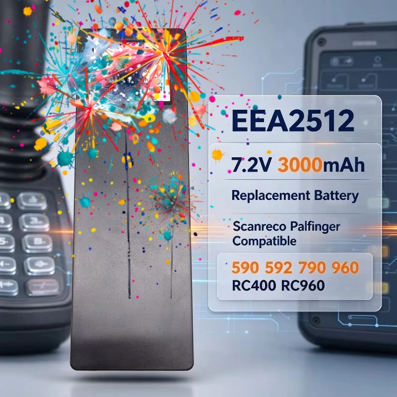 EEA2512 7.2V 3000mAh For Scanreco for Palfinger 590/592/790/960/EA2512/RC400 EEA2512  RC960  Pump Truck Remote Control Battery