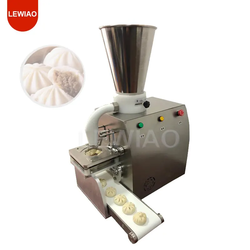 Chinese Xiao Long Bao Momo Filling Machine Steamed Bun Making Moulding Maker