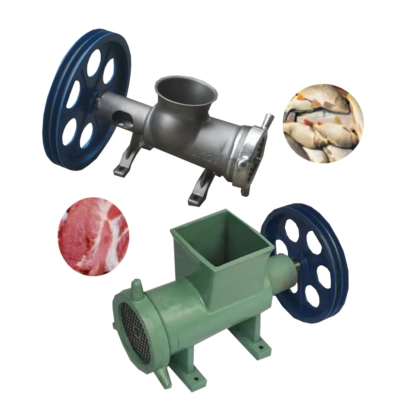 Professional Factory Manual Operate Mini Meat Slicer 32 42 52 62 82 Rabbit Bone Chicken Grinder Fish Mincer for Sale