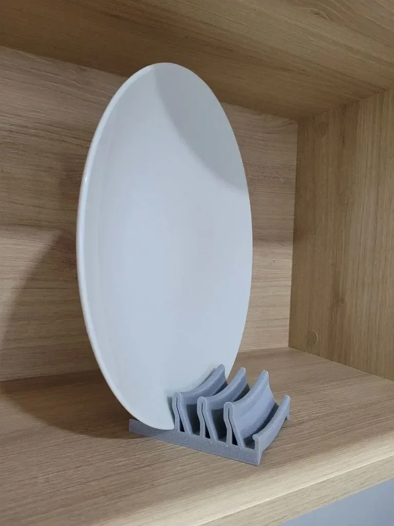 Motorhome Kitchen Dish Rack Simple Dining Plate Storage Holders Mini Dishes Fixing Rack For Motorhome Diningware Storage