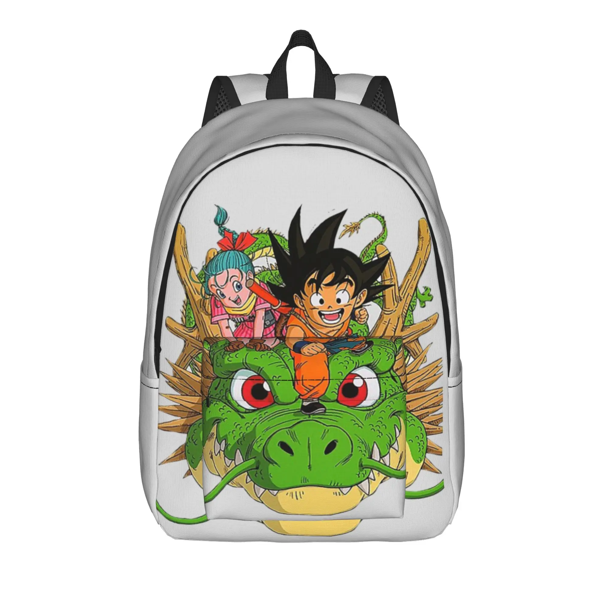 

Sangoku Shenron DBZ Backpack for Men Women Casual Student Business Daypack Goku Vegeta Laptop Computer Canvas Bags Gift