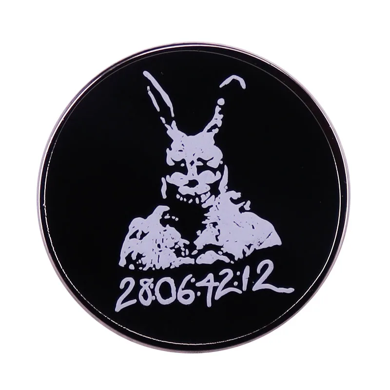 Film Donnie Darko Frank The Bunny Enamel Pin Humanoid Rabbit Brooch Badge