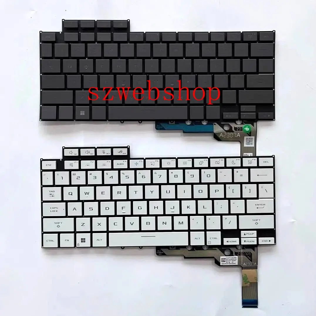 

New Laptop US Keyboard For ASUS ROG Zephyru-s G14 GA403U Air GA403 white Backlit