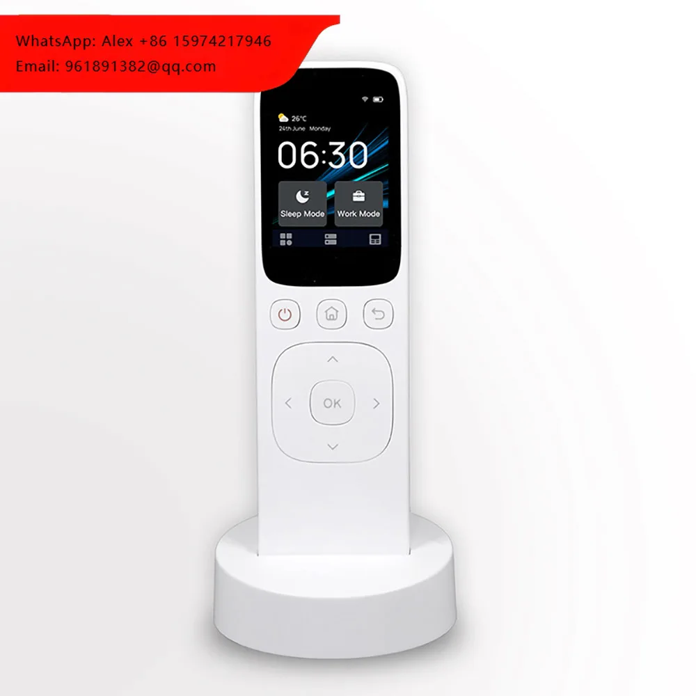 

LEDEAST ZK01 IOT Smart Home Automated Tuya Multifunctional Center Control Screen Smart WiFi IR Handheld Center Control Panel