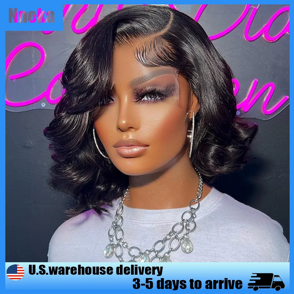

Nneka 200% Density Body Wave Lace Front Wig 13x6 13x4 Lace Front Wig Human Hair 4x4 5x5 Hd Lace Closure Wig Loose Body Wave