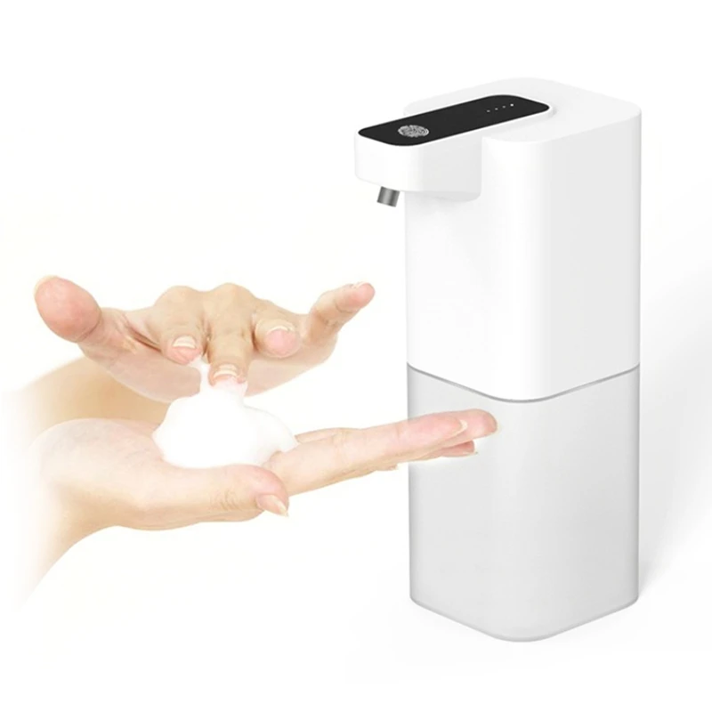 Automatic Soap Dispenser 400Ml Touchless Foaming Soap Dispenser USB Rechargeable Adjustable Foam Soap Dispenser