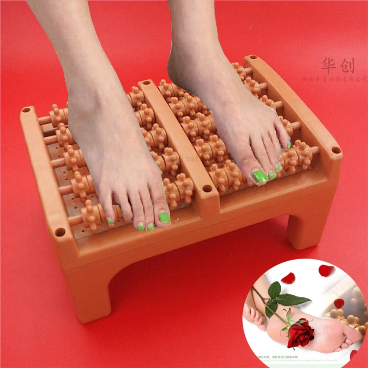 

Household pedal foot massage foot massage device plastic roller acupoint massager