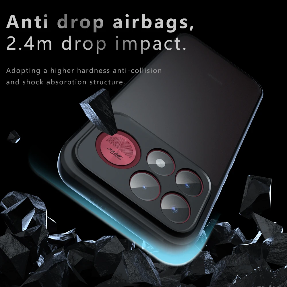Skin Sensation Airbag Anti Drop Case Cover for Redmi K100 Pro Max Mircropyle Back Case Cover Redmi K100 Pro Fundas Redmi K90