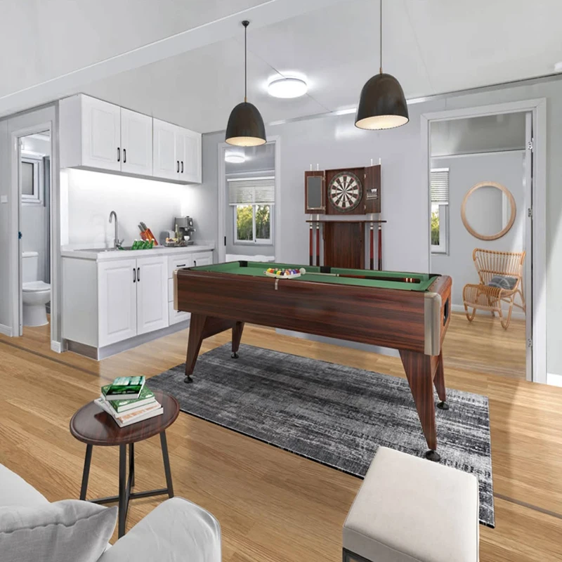 モジュール式住宅 カスタマイズ可能 20フィート 40フィート 拡張可能なコンテナハウス プレハブ折りたたみ式住宅 キッチンと寝室を含む