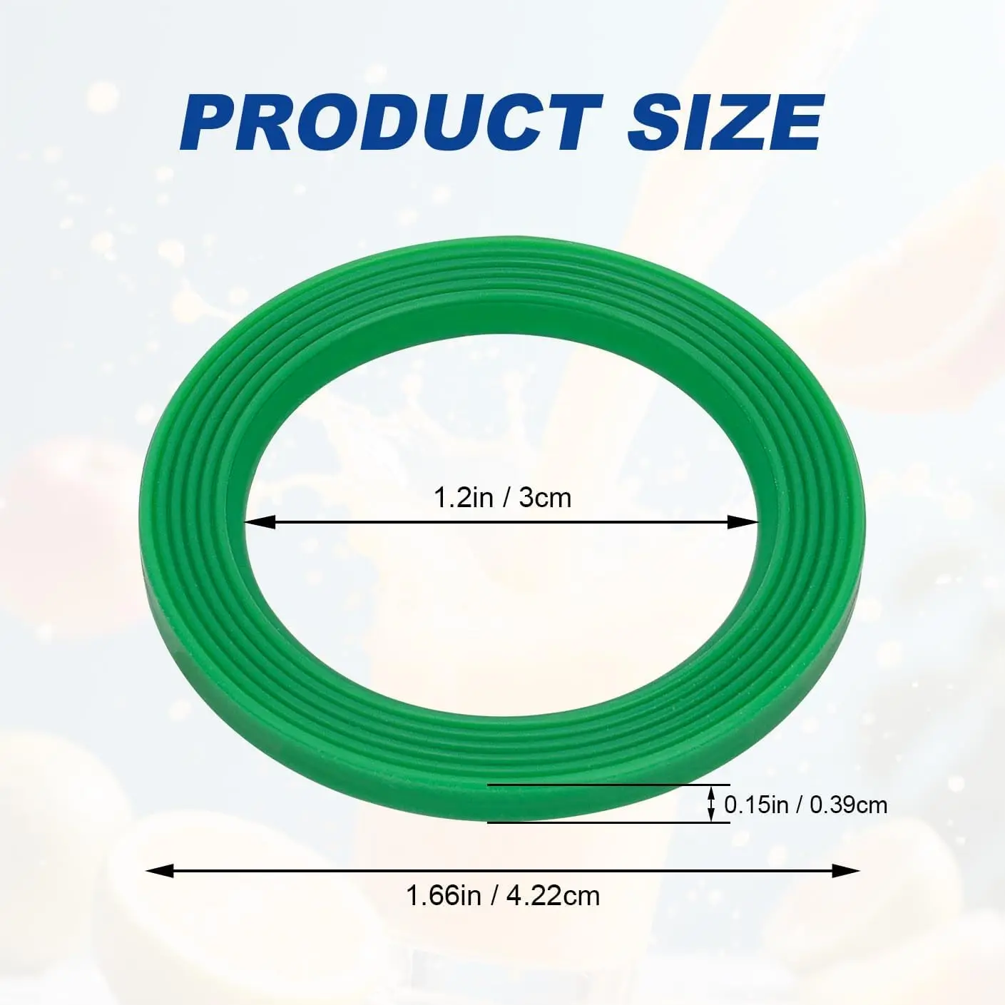 3pcs Blade Seal for Vorwerk Thermomix Bimby TM5 TM6 Food Processor Mixing Knife, Replacement Sealing Ring for Vorwerk Thermomix