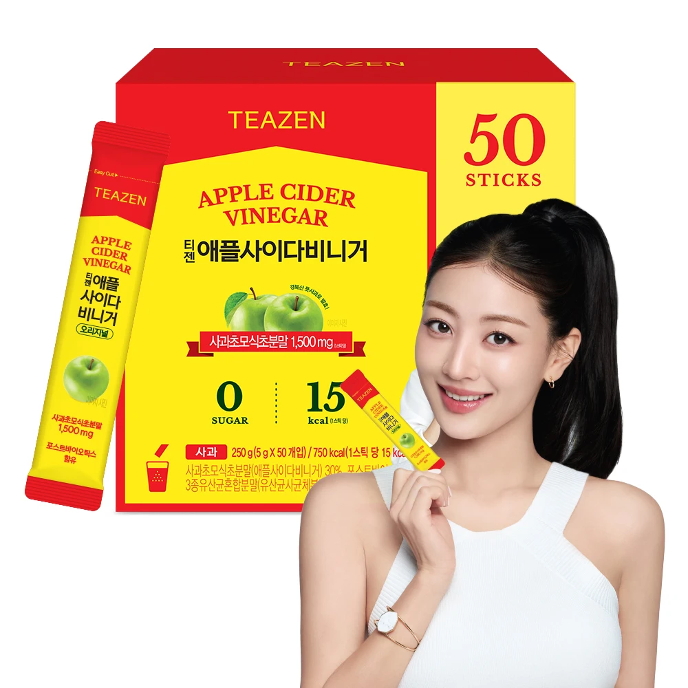 Tizen Apfelessig 50 Sticks (Fuji-Apfel und Apfelessig)