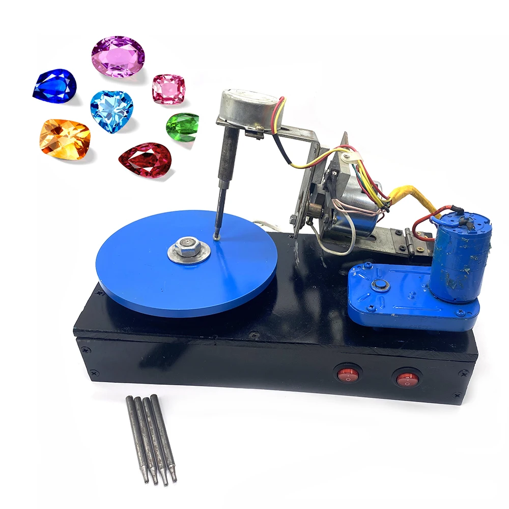 New Arrival Jewelry Tools Equipment Gemstone Polishing Machine Jade Faceting Machine 6inch Automatic Faceting Machine