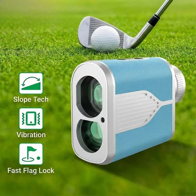 OEM Handheld Digital Distance Meterrotary Laser Level Green Light Measuring Level Electronic Mini Golf Laser Range Finder 4