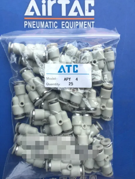 

25pcs/1Bag New AirTAC APY4 Fittings