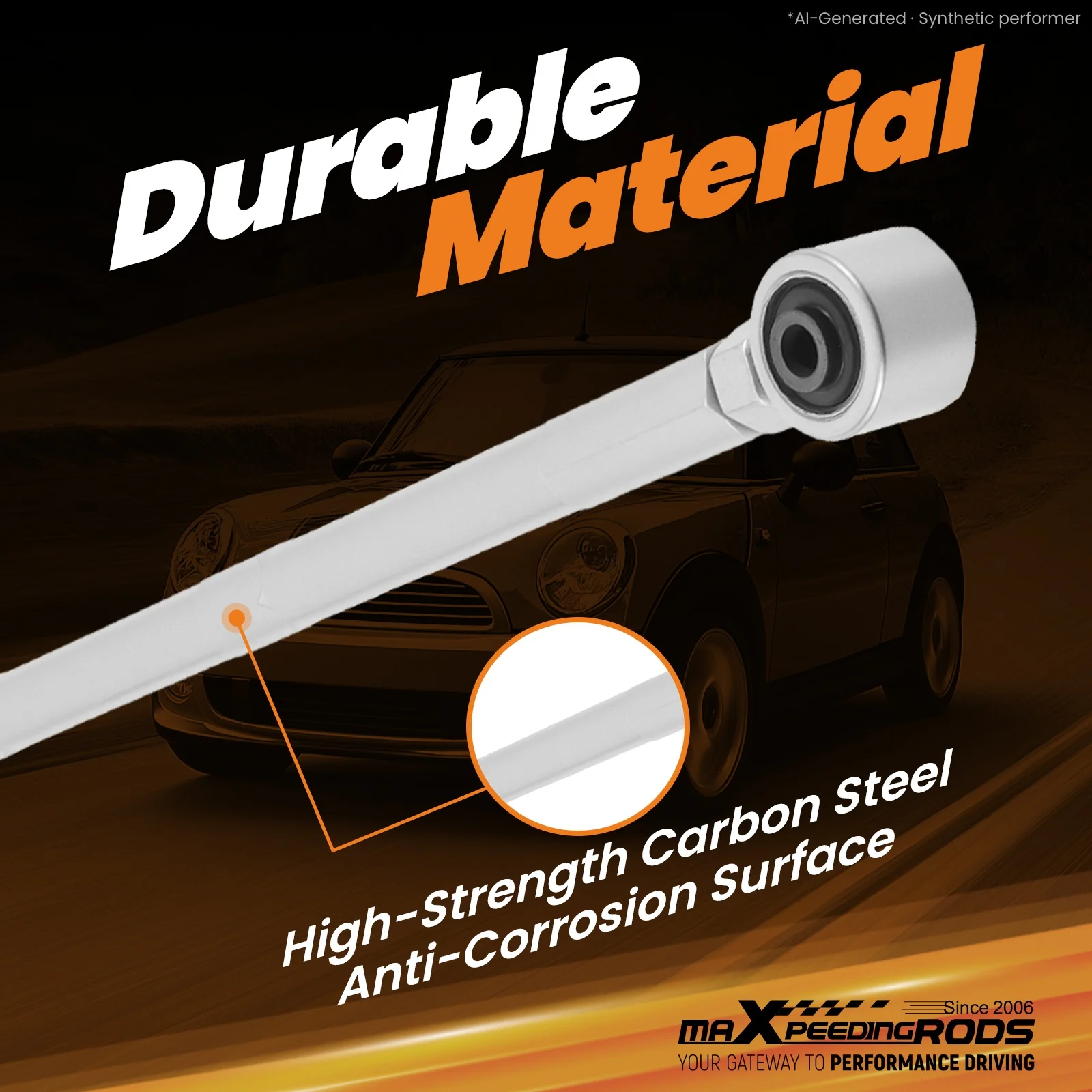 Silver Color Rear Lower Camber Arms for MINI Copper 2002-2013 All Models