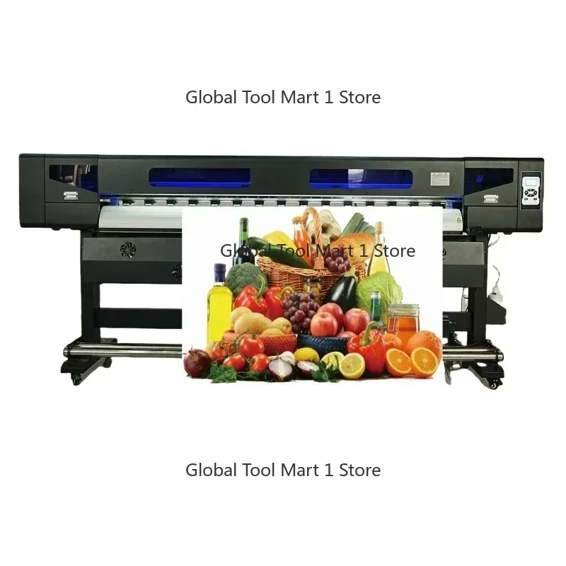 best sell 1.8m large format inkjet printer xp600/i3200 print head vinyl flex banner plotter eco solvent printer