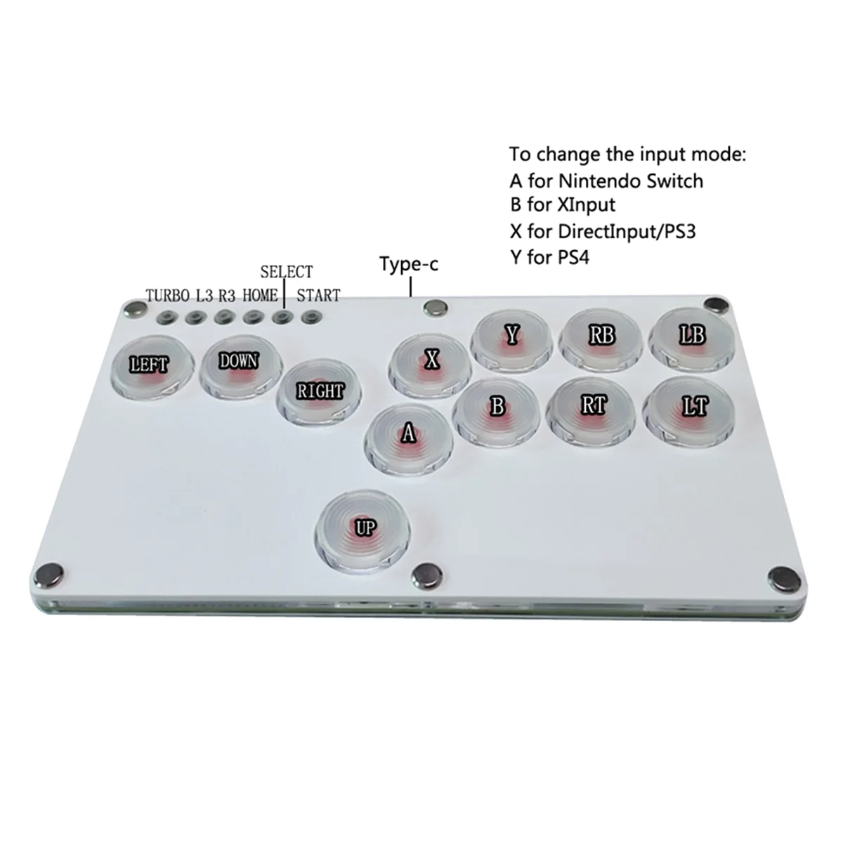 12key Joystick Hitbox Keyboard Arcade Stick Controller for PS4/PS3/Switch/PC Arcade Hitbox Controller Fight Sticks B