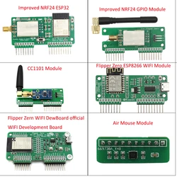 Ulepszona Multiboard Flipper Zero WiFi NRF24 + ESP32 płytka rozwojowa/moduł CC1101 SubGhz/ESP8266/moduł GPIO/moduł myszy powietrznej