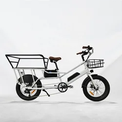 High Quality And Longer Life Long Tail Cargobike 2 Wheel Cargo Bike electric bike pedal assist