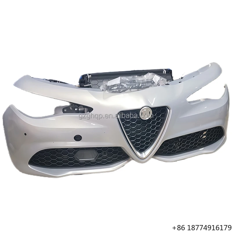 

2017-2022 Giulia High Quality Front Bumper Radiator Fan Body Kit Assembly Original Car Grille